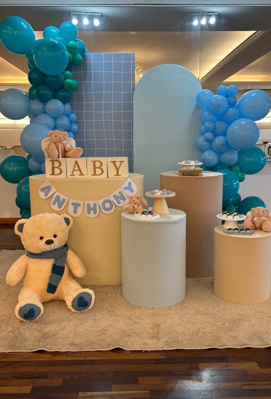 Decoração de chá de bebê